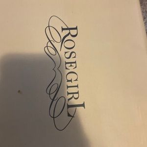 Rose girl wedges never worn brand new in the box